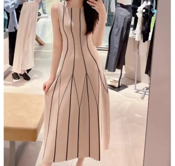 修身線衫連身裙