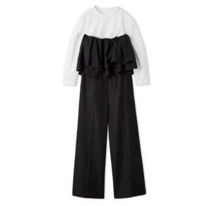 WhatsApp 圖片2025-04-1120.05.29_2df2377a 荷葉邊分層長袖連體套裝 顏色及Size請備注或What'sApp:8490 3551與本人聯絡