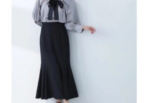 素色魚尾半身裙