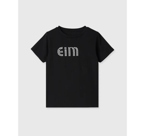 休閒鑲嵌珍珠百搭上衣