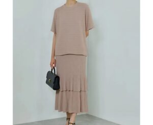天絲亞麻混紡寛松套裝