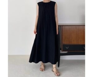 背心寛松連身裙
