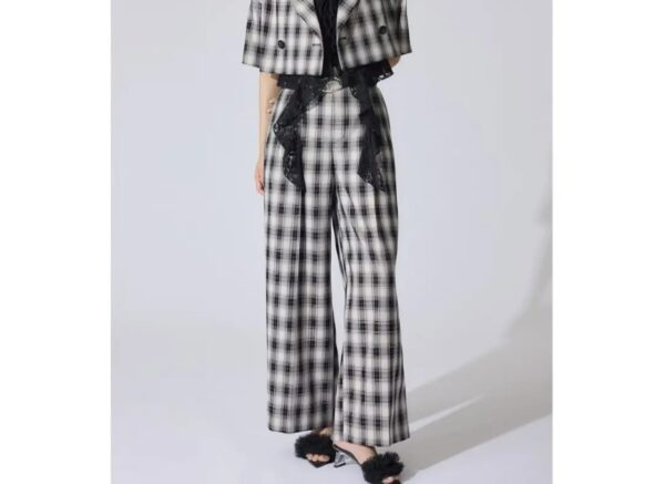 寛松闊腳休閒褲