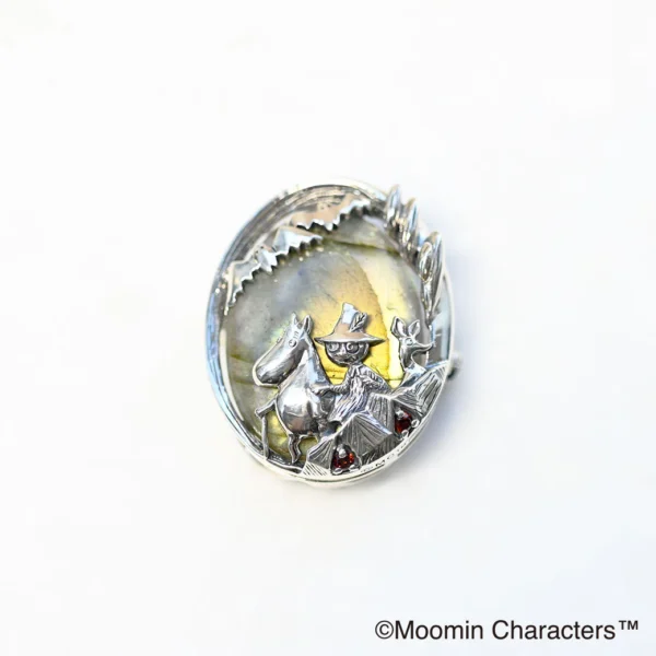 12_2d9cd08e-afe5-4f86-8c12-1b39095bde51 【Made in Japan】SV 石榴石山谷胸針吊墜兩用