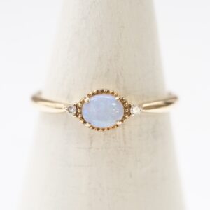 OLYMPUS DIGITAL CAMERA 【Made in Japan】K10系列蛋白石鑽石戒指