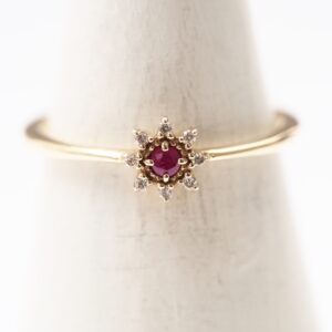 OLYMPUS DIGITAL CAMERA 【Made in Japan】K10系列 紅寶石 鑽石戒指