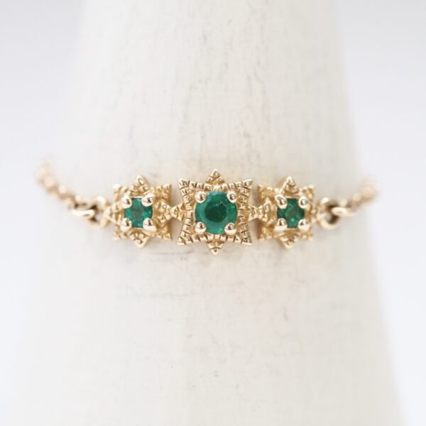 OLYMPUS DIGITAL CAMERA 【Made in Japan】K10系列 袓母綠星形鏈戒