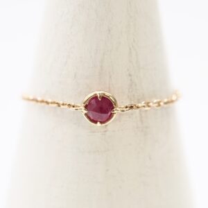 【Made in Japan】K10系列 紅寶石鏈戒