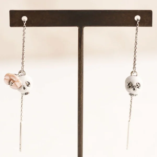 1_1c6ce766-e9ca-42ba-a8a1-6ccbf2ed6c60 【Made in Japan】FATRAS 系列SV 花朵骷髏美式耳環