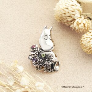 【Made in Japan】Moomin 系列SV  [姆明花束] 吊飾胸針