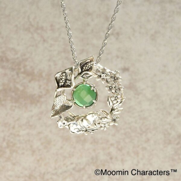 【Made in Japan】Moomin 系列SV [這是誰的船？ ] 吊墜胸針兩用