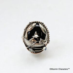 406C0021-TY_01 【Made in Japan】Moomin 系列SV 嚕嚕米 嚟幫手嘅斯納夫金 胸針頸鏈