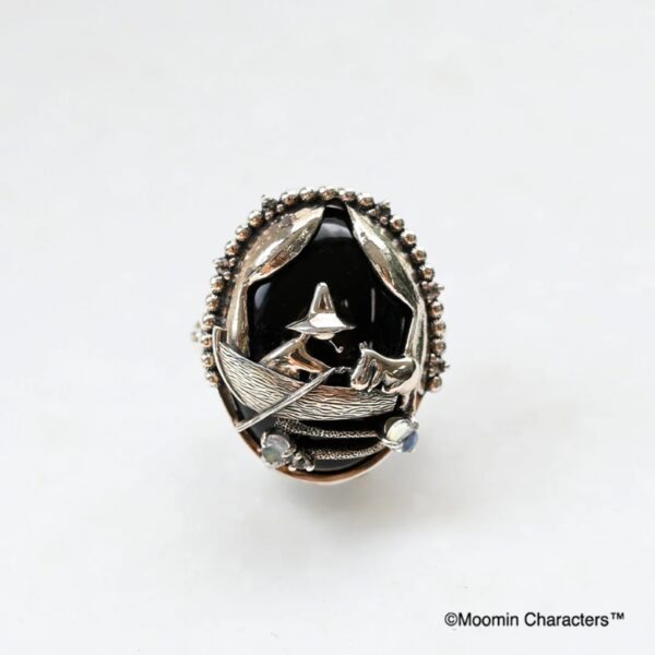 406C0021-TY_01 【Made in Japan】Moomin 系列SV 嚕嚕米 嚟幫手嘅斯納夫金 胸針頸鏈