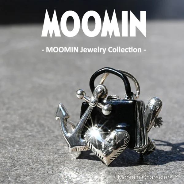 406C0023-WTF_01 【Made in Japan】Moomin 系列SV 姆明媽媽的手袋同Nyoronyoro 胸針吊咀