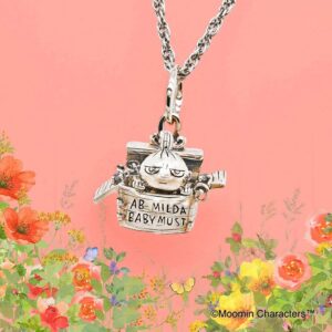 406P0007-WTF_01 【Made in Japan】Moomin 系列SV 「盒子裡的小美人」吊墜