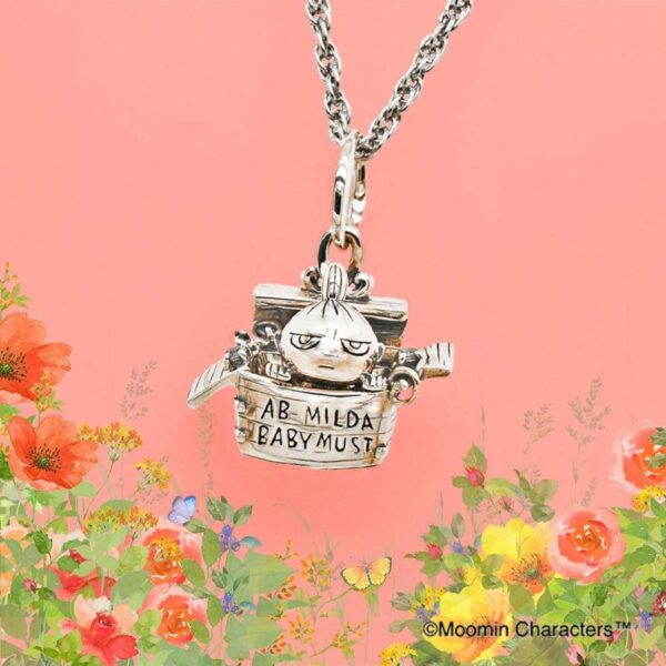 【Made in Japan】Moomin 系列SV 「盒子裡的小美人」吊墜