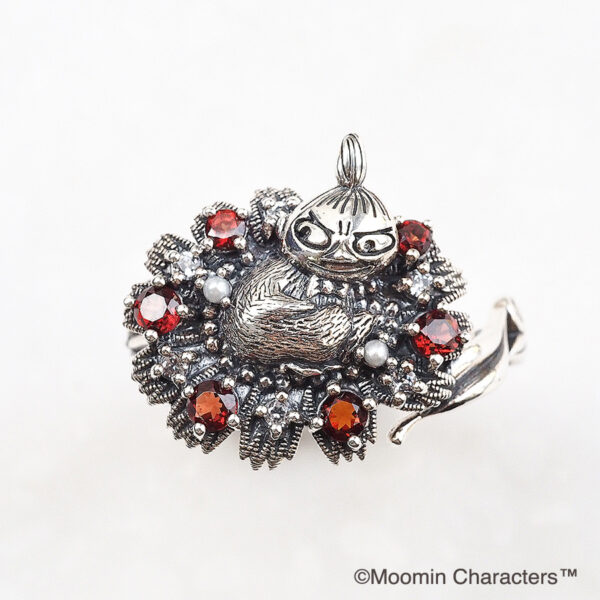 【Made in Japan】Moomin 系列SV 【花上的小美】戒指