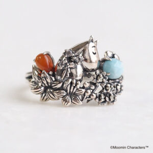 406R0004-TY_01 【Made in Japan】Moomin 系列SV 【摘花姆明】戒指