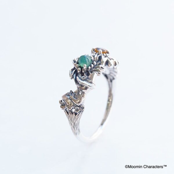 【Made in Japan】Moomin 系列SV [站在樹蔭下的史力奇]戒指