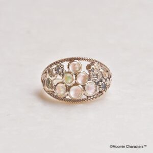 406R0011-TY_01 【Made in Japan】Moomin 系列SV 【姆明與雪球燈】戒指