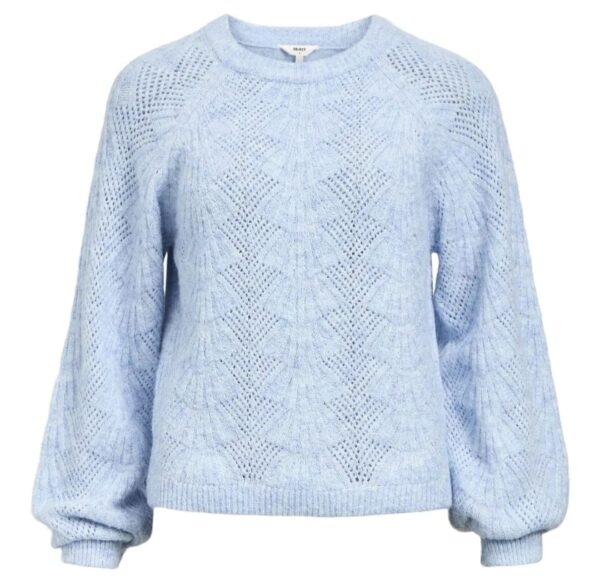 燈籠袖復古針織衫