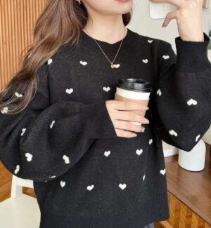 IMG-20251009-WA0079 心形花紋針織上衣