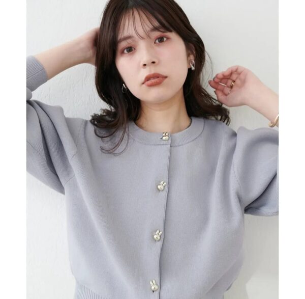 Miffy 鈕扣減齡針織衫