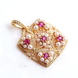 【Made in Japan】K18系列 紅寶石吊咀