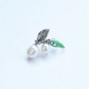 【Made in Japan】盧杜特【鈴蘭】吊墜胸針