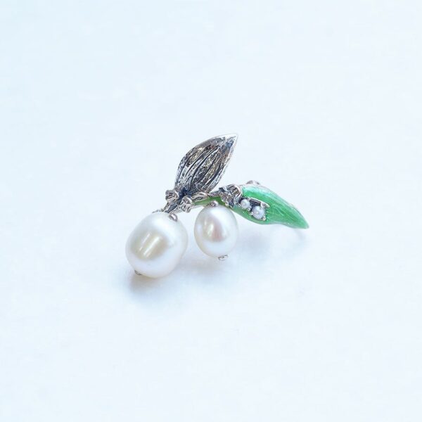 【Made in Japan】盧杜特【鈴蘭】吊墜胸針