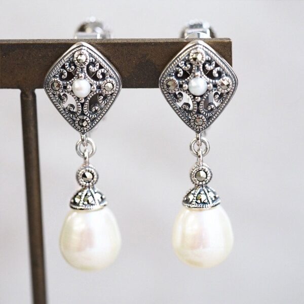 【Made in Japan】SV系列 珍珠優雅耳環/夾耳環