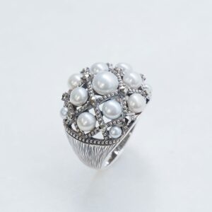 【Made in Japan】珍珠圓頂戒指