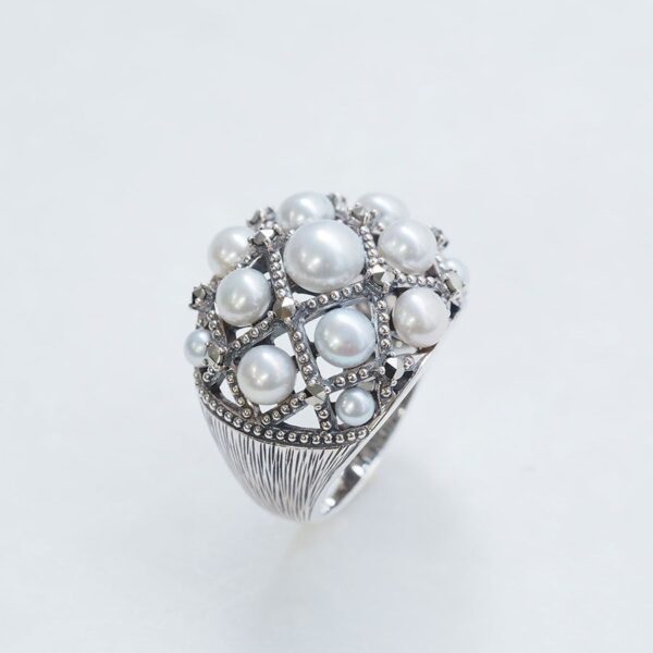 204R0816_01 【Made in Japan】珍珠圓頂戒指