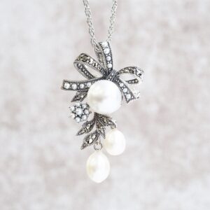 【Made in Japan】SV系列 搖擺絲帶吊墜胸針