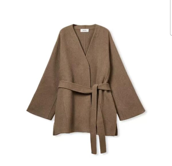 簡約羊毛混紡百搭毛呢外套