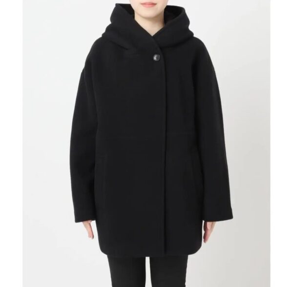 百搭羊毛連帽大衣