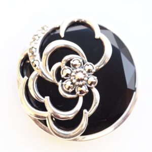 【Made in Japan】 SV系列 縞瑪瑙玫瑰吊墜胸針