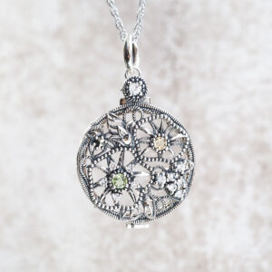 【Made in Japan】 SV系列 花朵（牽牛花）放大鏡吊墜