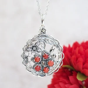 【Made in Japan】 SV系列 花朵（櫻花）放大鏡吊墜