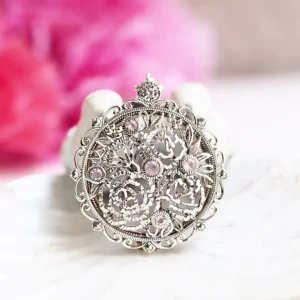 【Made in Japan】 SV系列 花朵（康乃馨）放大鏡項鍊