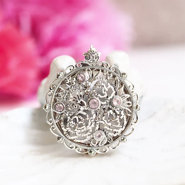 【Made in Japan】 SV系列 花朵（康乃馨）放大鏡項鍊