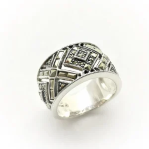 【Made in Japan】 SV系列 馬爾卡石 鏈戒指