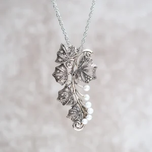 【Made in Japan】 SV系列 珍珠 葡萄 吊墜胸針