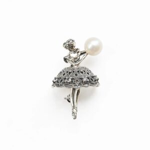 【Made in Japan】 SV系列 珍珠 夢想舞者 胸針/吊墜