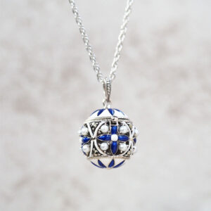 【Made in Japan】 SV系列 蛋（藍×白×銀）火箭吊墜