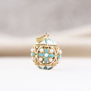 704P0022-G-W225_01 【Made in Japan】 SV系列 蛋(天空藍×白色×金色) 火箭吊咀