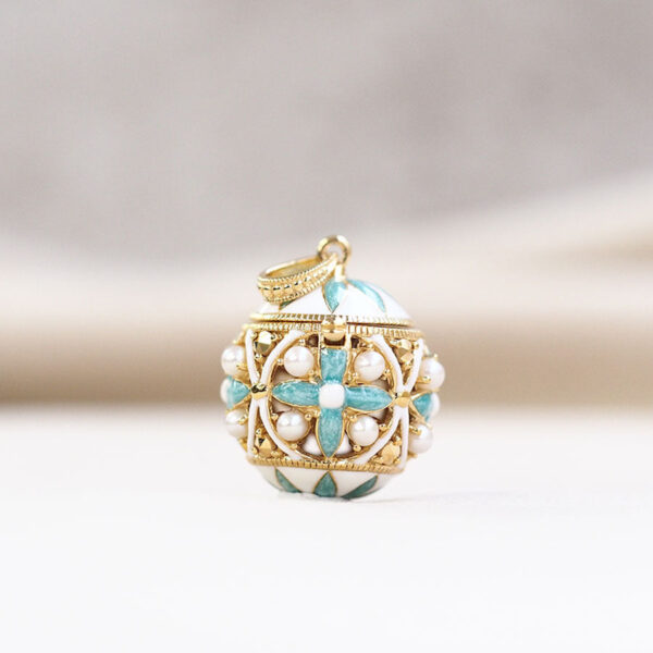 【Made in Japan】 SV系列 蛋（天空藍×白色×金色） 火箭吊咀