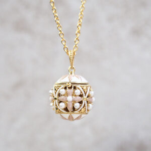 704P0022-G-W236_07 【Made in Japan】 SV系列 雞蛋(粉紅×白色×金色)火箭吊墜