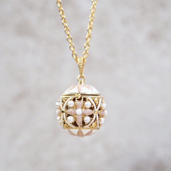 【Made in Japan】 SV系列 雞蛋（粉紅×白色×金色）火箭吊墜