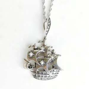 204P0919_01 【Made in Japan】 SV系列 珍珠 Bon Voyage 航海船 項鍊